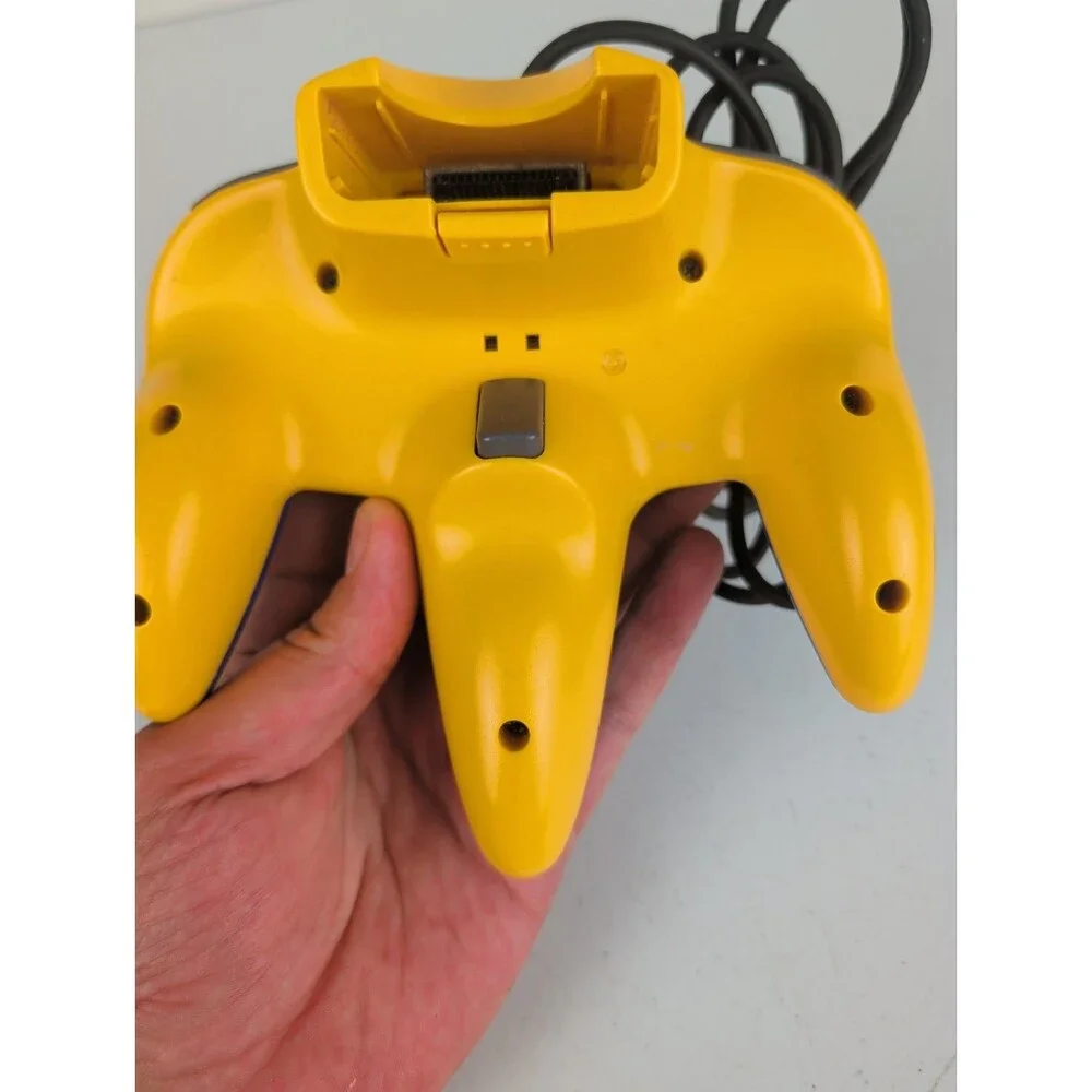 Nintendo 64 Pokemon Edition N64 Controller Blue & Yellow GOOD Rare